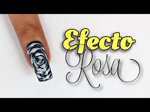 Diseño de uñas efecto Rosa | Decoración de uñas | Rose Nailart ♥ Nailart By Andy