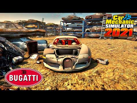 Found an abandoned Bugatti Veyron in a junkyard and restored it