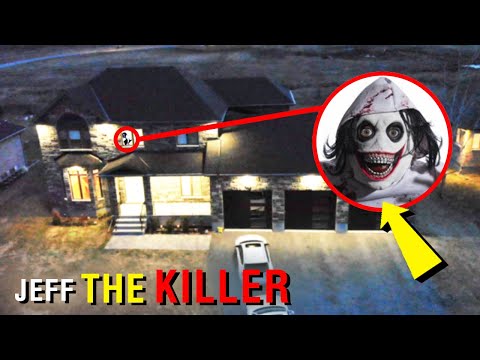 DRONE CATCHES JEFF THE KILLER SNEAKING INTO MY HOUSE!! (YOU WON'T BELIEVE THIS!)