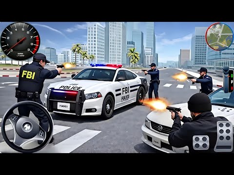 Police Car Chase Simulator 3D Game - Real Cop Cars Driving Simulator 2025 - Android GamePlay
