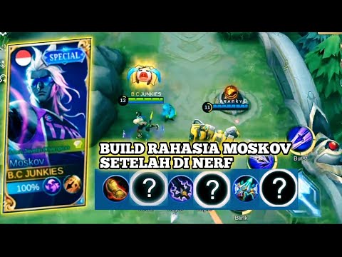 BUILD RAHASIA MOSKOV SETELAH DI NERF 🔥-MOBILE LEGEND#topglobalmoskov
