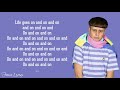 Oliver Tree - Life Goes On (Lyrics)