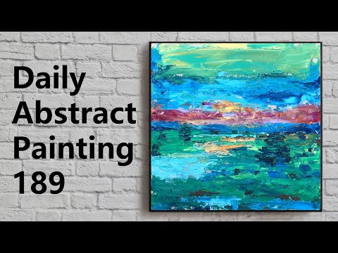 Relaxing Painting Video | Abstract Art | Daily Challenge 189