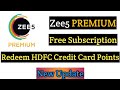 Zee5 Premium Free Subscription In Tamil | Redeem HDFC Credit Card Points