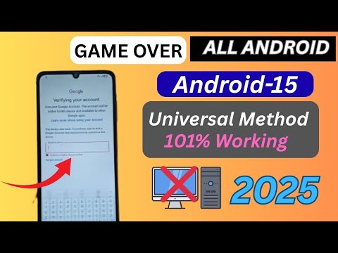 "All Android 15 FRP Bypass 2025 | No PC, No App | 100% Working Method"