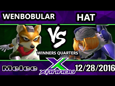 S@X 182 - Wenbobular (Fox) Vs. Hat (Sheik) - SSBM Winners Quarters - Smash Melee
