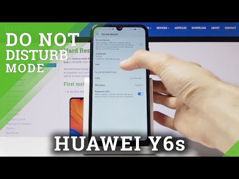How to Enter Do Not Disturb Mode in HUAWEI Y6s – Silent Mode