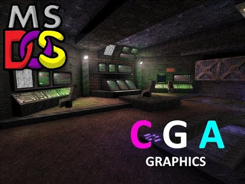Unreal (1998) – MS-DOS CGA Graphics | Update 09 – Working Demo