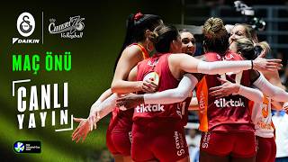 🔴 Galatasaray Daikin - Reale Mutua Fenera Chieri’76 Maç Önü Yayını (CEV Cup Final Rövanş Maçı)