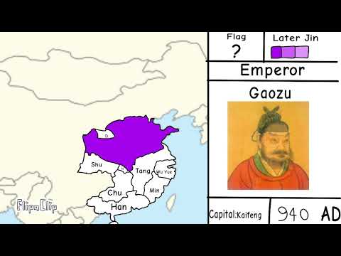 History of Five Dynasties and Ten Kingdoms 907-979(Every Year)