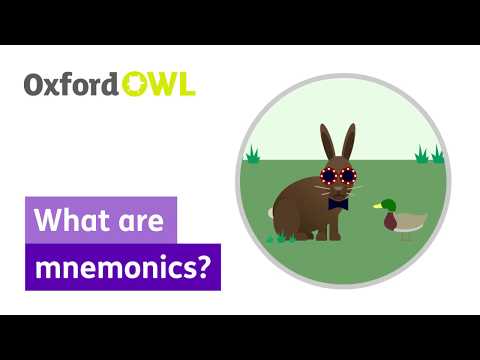 What are mnemonics? | Oxford Owl