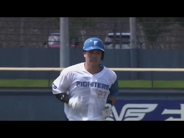【ファーム】鎌ヶ谷の空へ!! ファイターズ・伏見寅威の2ランホームランでここまで7得点!!  2024年6月19日 北海道日本ハムファイターズ 対 オイシックス新潟アルビレックスBC