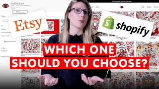 The Differences Between Shopify and Etsy | How to Choose | Sticker Shop