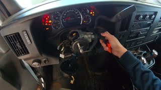 2007-2014 Chevy express ignition switch adjustment and new key programming