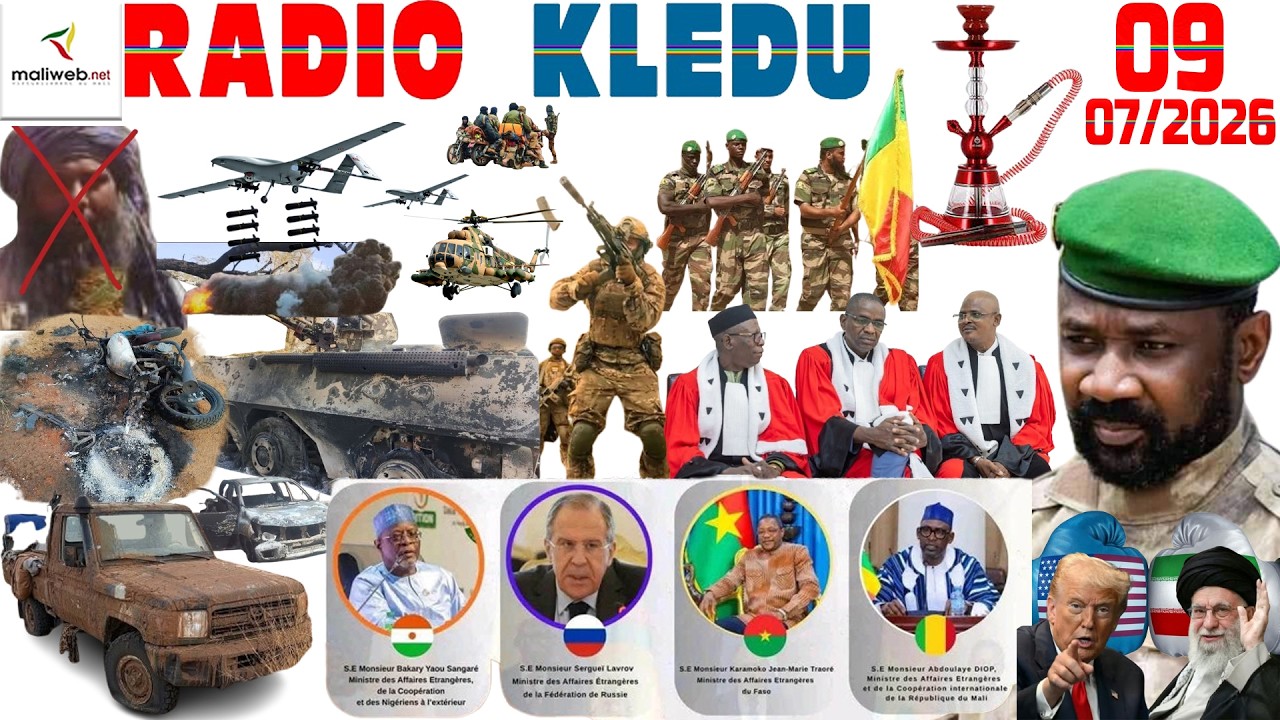 La Revue de Presse de la RADIO KLEDU du 09 Juillet 2026
