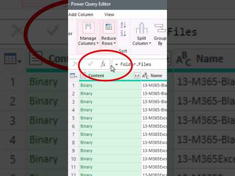 Count Files in Folder Using Excel Power Query Excel Magic Trick Short 01