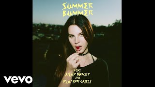Video thumbnail of "Lana Del Rey - Summer Bummer (Official Audio) ft. A$AP Rocky, Playboi Carti"