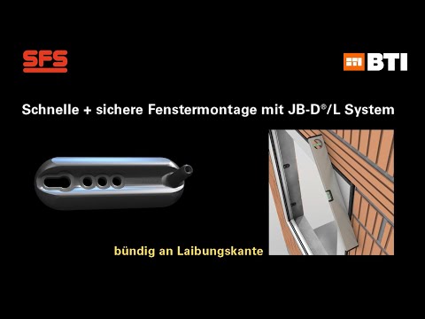 Montage JB-D/L Montagesystem mit 3-Ebenen-Band