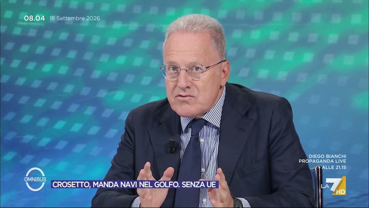 Crosetto, Sorgi: "Sulle navi nel golfo doveva informare il parlamento. Si è aperto un nuovo caso"