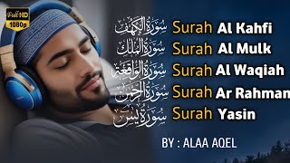 Download lagu MUROTTAL MERDU Pengantar Tidur AL KAHFI, AL MULK, AR RAHMAN, YASIN, AL WAQIAH | Muhammad Hijazi mp3
