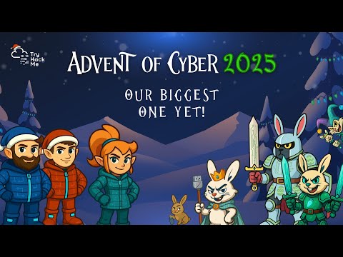 Advent of Cyber 2025 is here!! With over $150,000 worth of prizes!