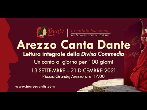 Arezzo Canta Dante – Marco Boncompagni legge "Paradiso XX",  Arezzo 8 dicembre, 2021