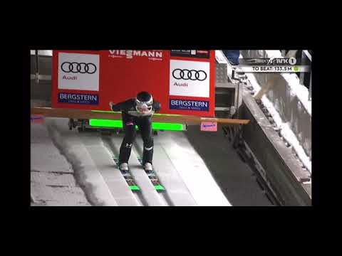 Anze Lanisek jumps 231,5m in his second jump in WC Ski Flying Planica 2020