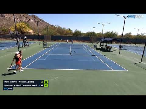 Alicia Melosch/Cécile Morin v Mihaela Kaftanova/Lucia Malinak - WYO v SDSU