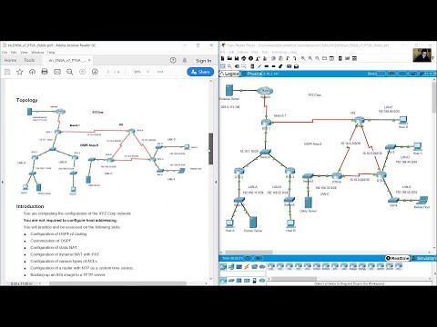CCNAv7 ENSA Packet Tracer Skills Assessment
