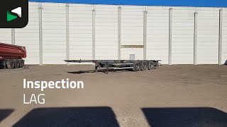 Полуприколка за превоз на контејнери LAG O-3-CC 3 axles 45ft се продава - Слика 4 | Autoline MK Полуприколка за превоз на контејнери LAG O-3-CC 3 axles 45ft | Слика 4 - Autoline