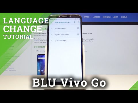 How to Update Language in BLU Vivo Go - Change Language
