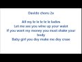 Davido ft Mafikizolo -- Tchelete (Goodlife) lyrics