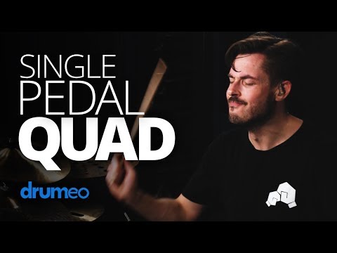 How To Play A Single Pedal Quad