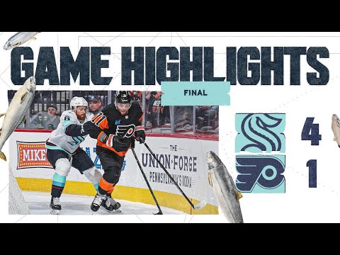 Seattle Kraken at Philadelphia Flyers | 03/08 Game Highlights