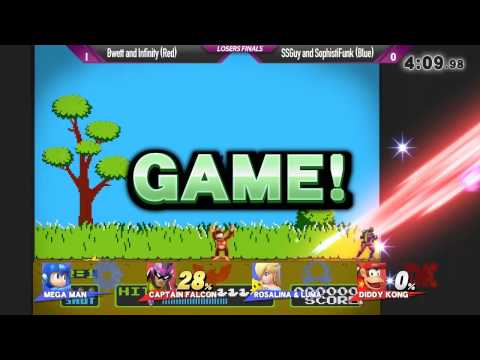 SW12 Smash Wii U - Infinity and Bwett vs SSGuy and SophistiFunk - Losers Finals