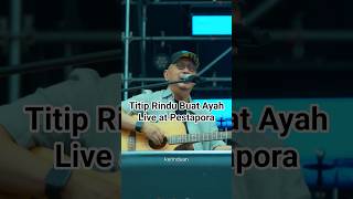 Download lagu Ebiet G. Ade & Iwan Fals - Titip Rindu Buat Ayah (Live at Pestapora 2025) #shorts mp3