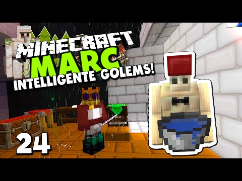 Minecraft MARC #24 ✪ INTELLIGENTE GOLEM-DIENER?! & UNSER "SCHÖNES" HAUS