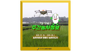[ 주간농사정보 ] 7월 넷째주