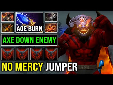 AXE DOWN EVERYTHING ON THE MAP Truly Aggressive Jump 100% Counter Storm with Aghanim AOE Burn DotA 2