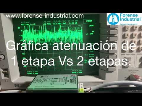 CEM gráficas de atenuación 1 vs 2 etapas