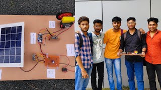 Solar based ev charging station project|| Solar charging🔋⚡|| Best project for electrical||