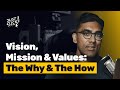 Vision, Mission And Values: Why You Need Them – And How To Create Them | Just 3 Clicks Ep 28