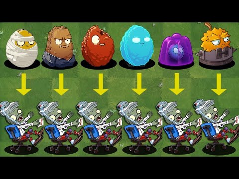 All Plants Max Level Vs Zcorp Racer Chair Zombie - PvZ 2 Challenge