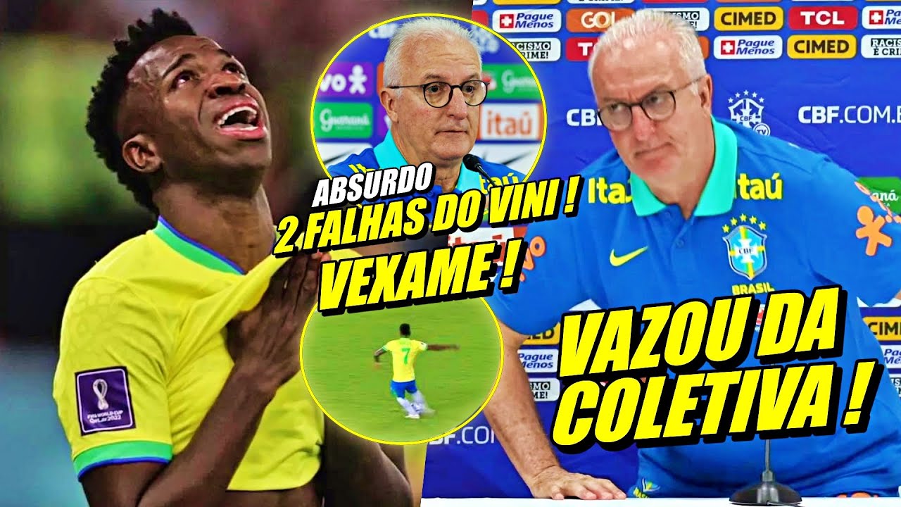 ABSURDO NA SELEÇÃ0 !! APÓS VEXAME DORIVAL SAI DA COLETIVA ! VlNl JR FALHOU E MAIS