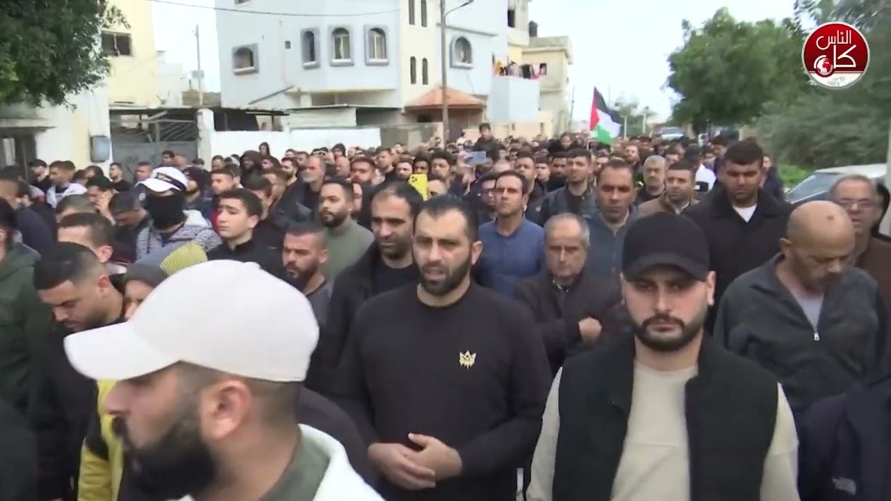 من جنازة الشهيد خالد الزبيدي في بلدة زيتا شمال طولكرم
