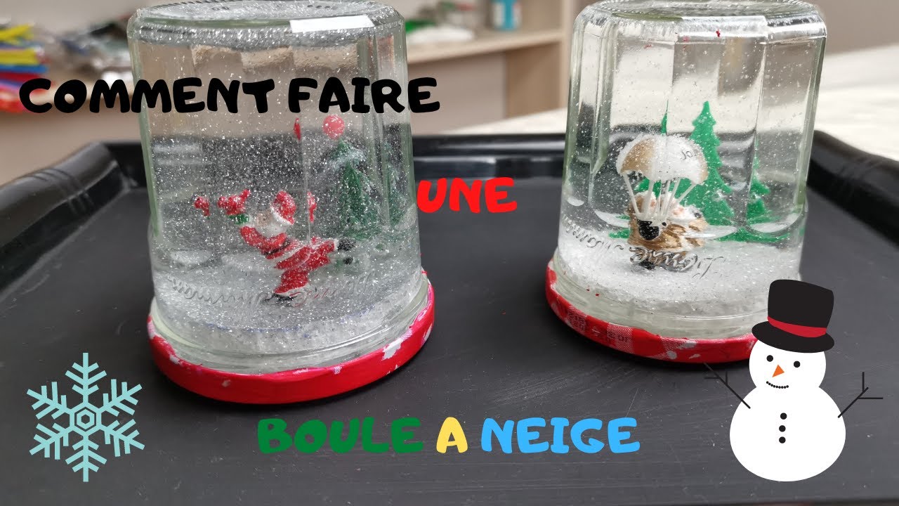 COMMENT FAIRE UNE BOULE A NEIGE ☃❄
