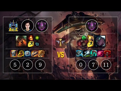 AXIZ Corporal Nautilus vs Senna Sup - KR Patch 10.13