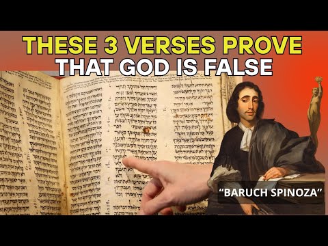 Spinoza Explains: 3 Bible Verses Showing God Is a Human Invention