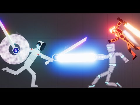 DUBSTEP MOD #5: Dubstep Robot vs Hi-tech Soldiers vs Super Droids - People Playground 1.21.3