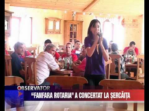 "Fanfara Rotaria" a concertat la Sercaita